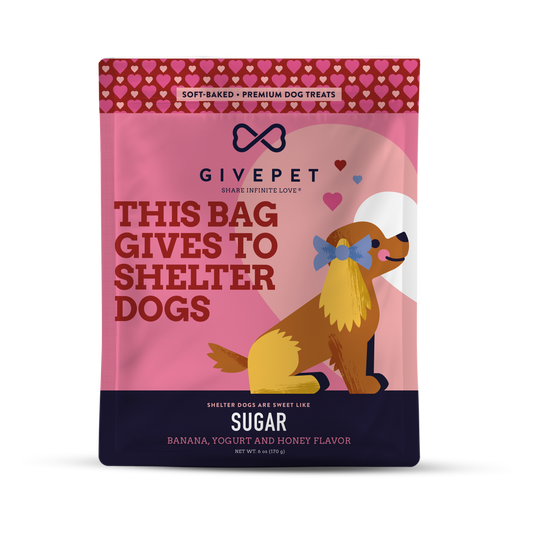 GIVE PET Dog Treats - Banana Yogurt & Honey Flavor