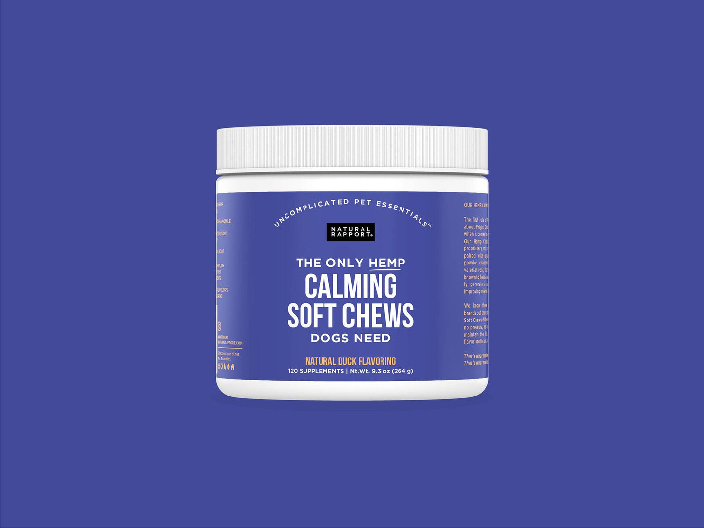 The Only Hemp Calming Soft Chews Dogs Need: 12 count pouch