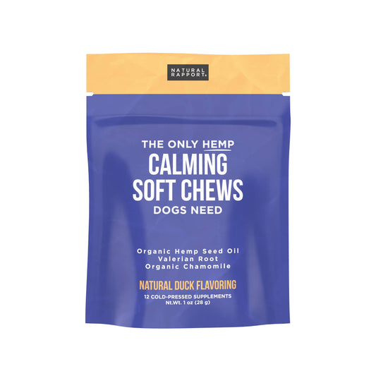 The Only Hemp Calming Soft Chews Dogs Need: 12 count pouch