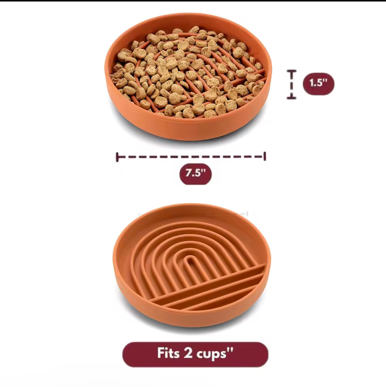 Silicone Non-Slip Slow Feeder / Lick Mat