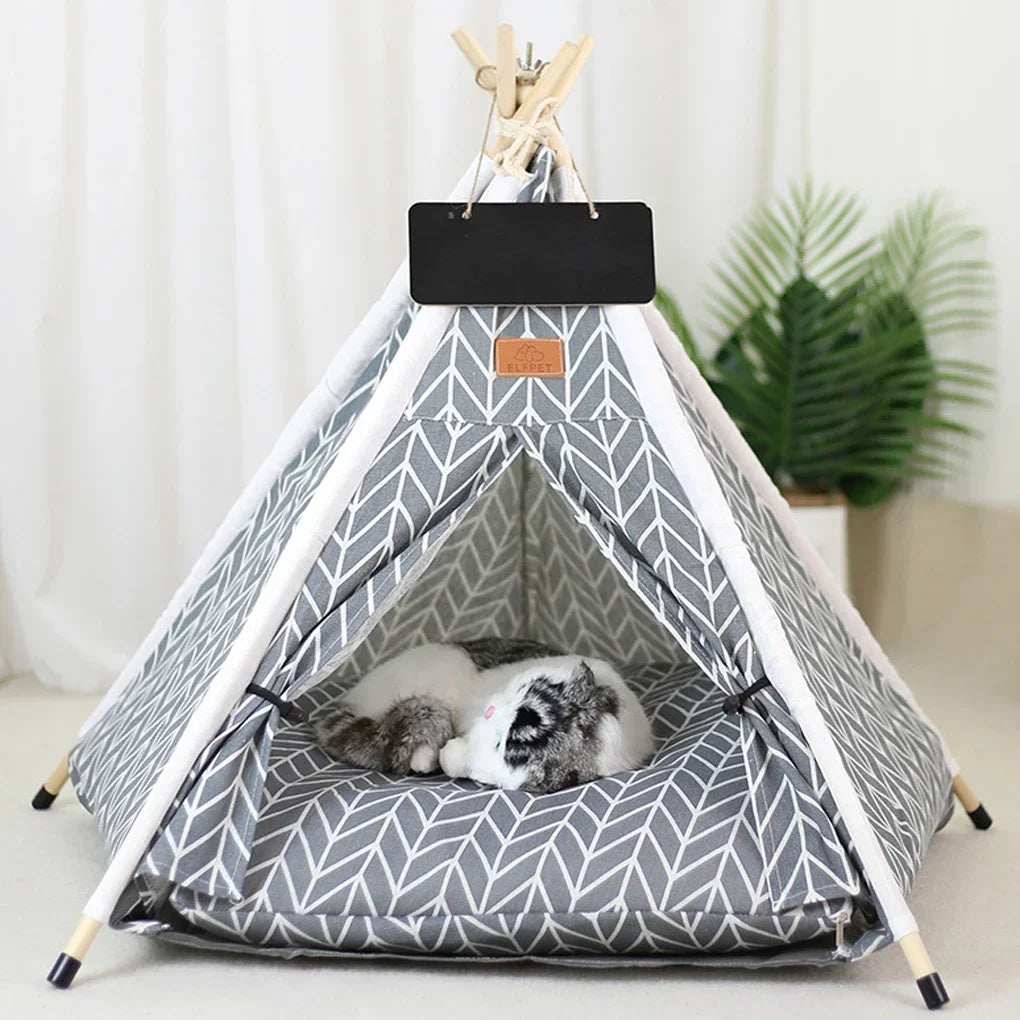 Give Your Pet the Ultimate Retreat with Our Cozy Pet Teepee!