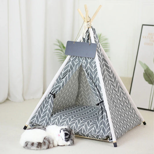 Give Your Pet the Ultimate Retreat with Our Cozy Pet Teepee!