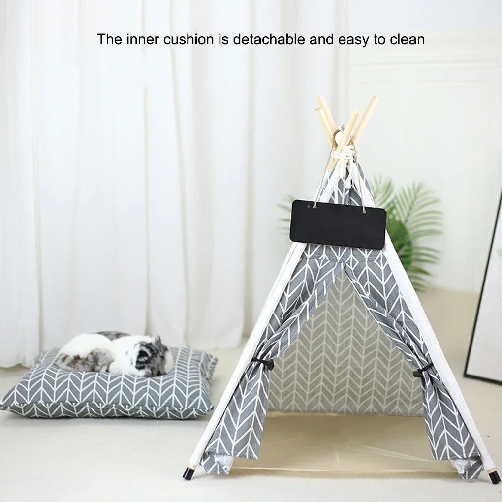 Give Your Pet the Ultimate Retreat with Our Cozy Pet Teepee!