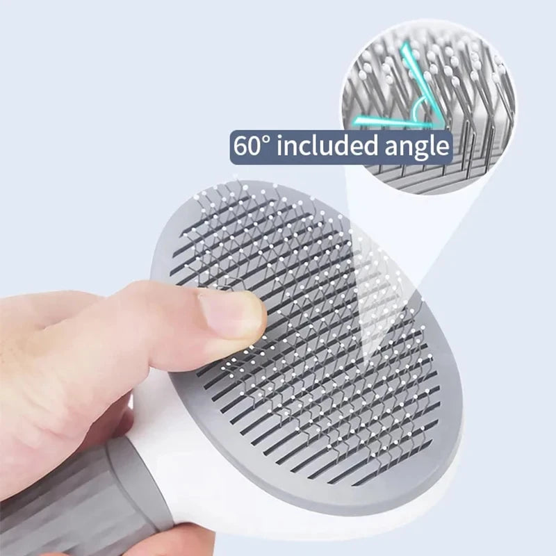 Pet Hair Brush / Dog & Cat Grooming / Stainless Steel Comb