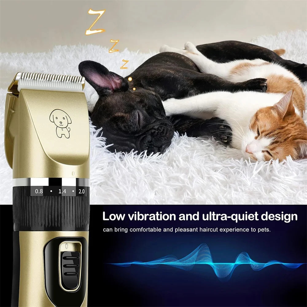 Dog Hair Clippers / Grooming Pet Cat Haircut Trimmer / Cordless Rechargeable