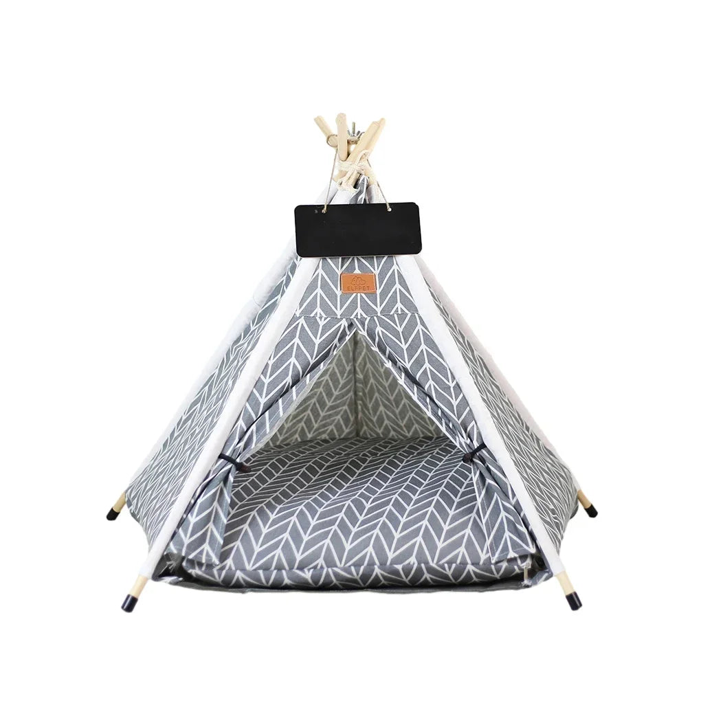 Give Your Pet the Ultimate Retreat with Our Cozy Pet Teepee!