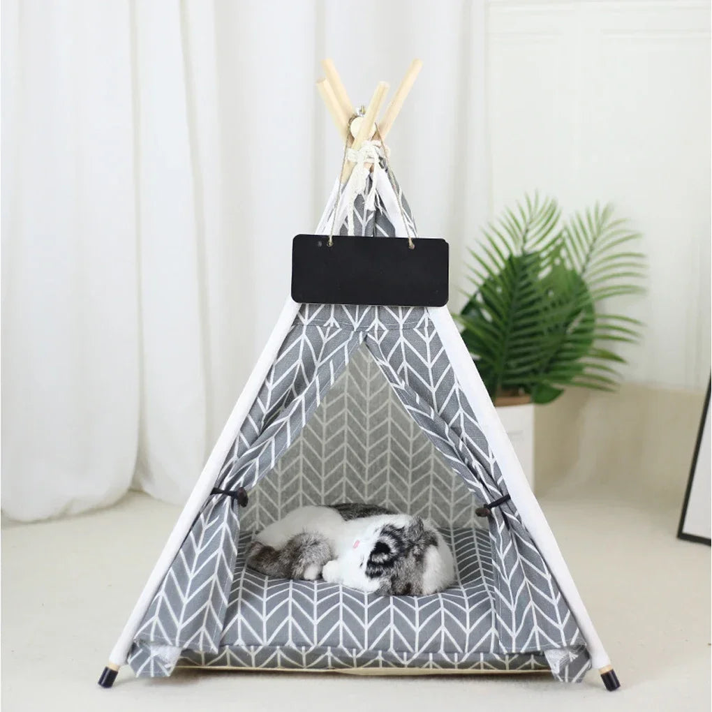 Give Your Pet the Ultimate Retreat with Our Cozy Pet Teepee!