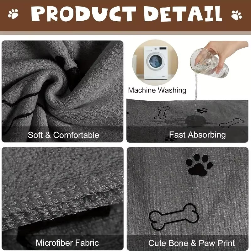 Microfiber Quick-drying Towel / Dogs & Cats