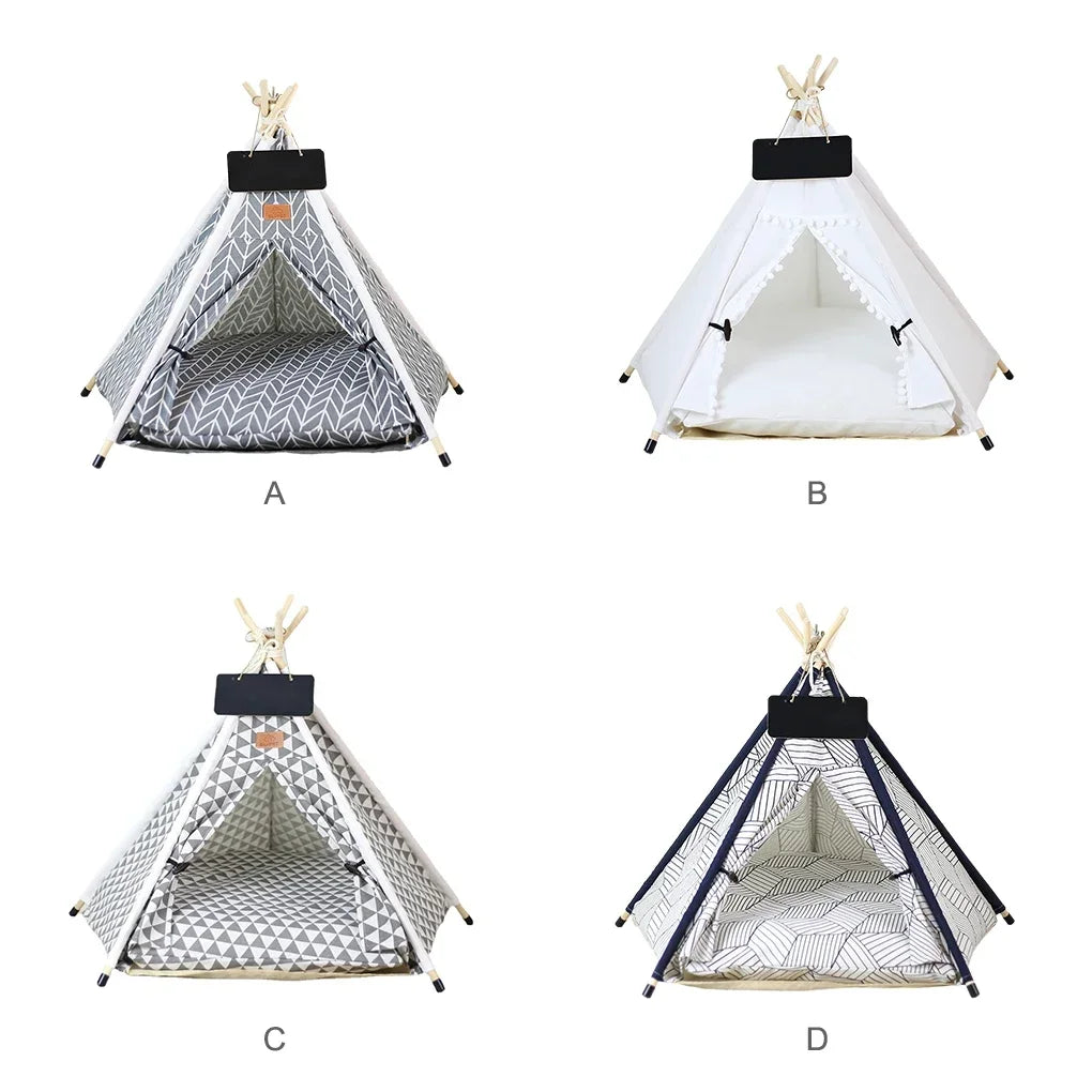 Give Your Pet the Ultimate Retreat with Our Cozy Pet Teepee!