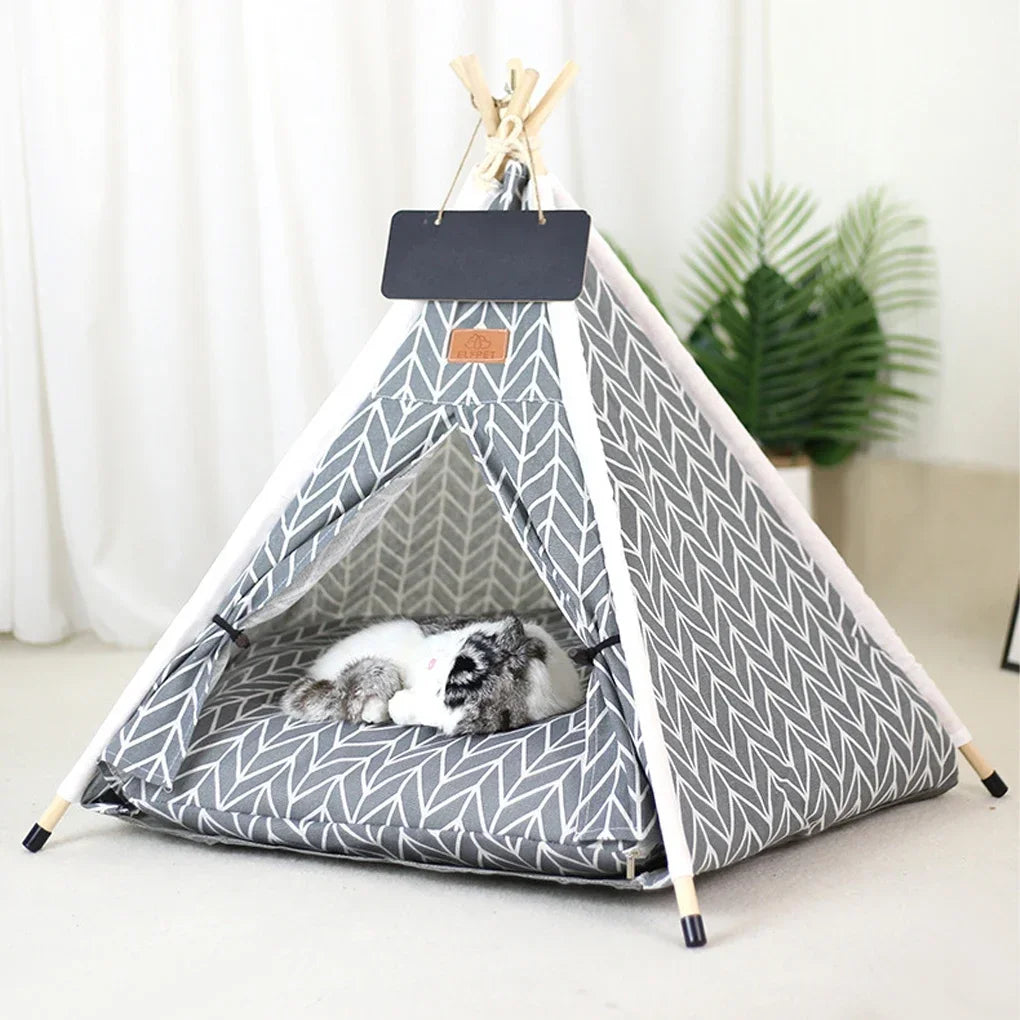 Give Your Pet the Ultimate Retreat with Our Cozy Pet Teepee!