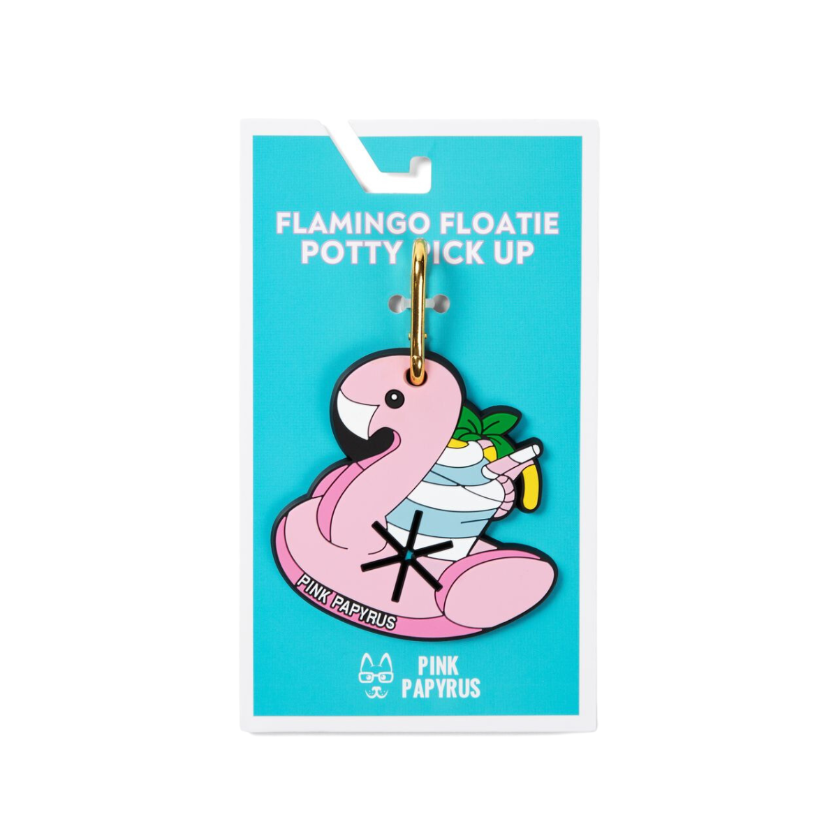 Flamingo Floatie Potty Pick Up | Waste Bag Holder | Poop Bag